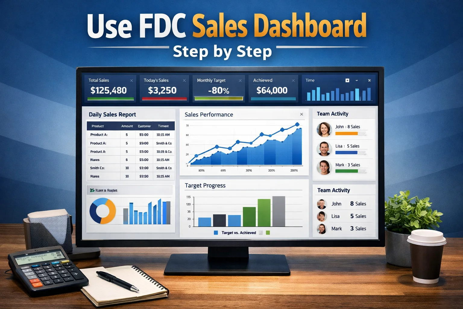 Use FDC Sales Dashboard